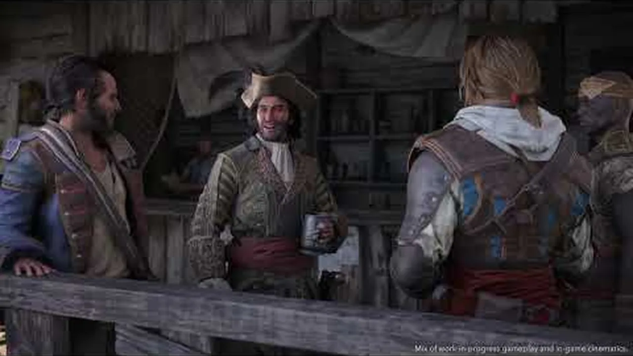 Assassin's Creed Black Flag Resynced gameplay