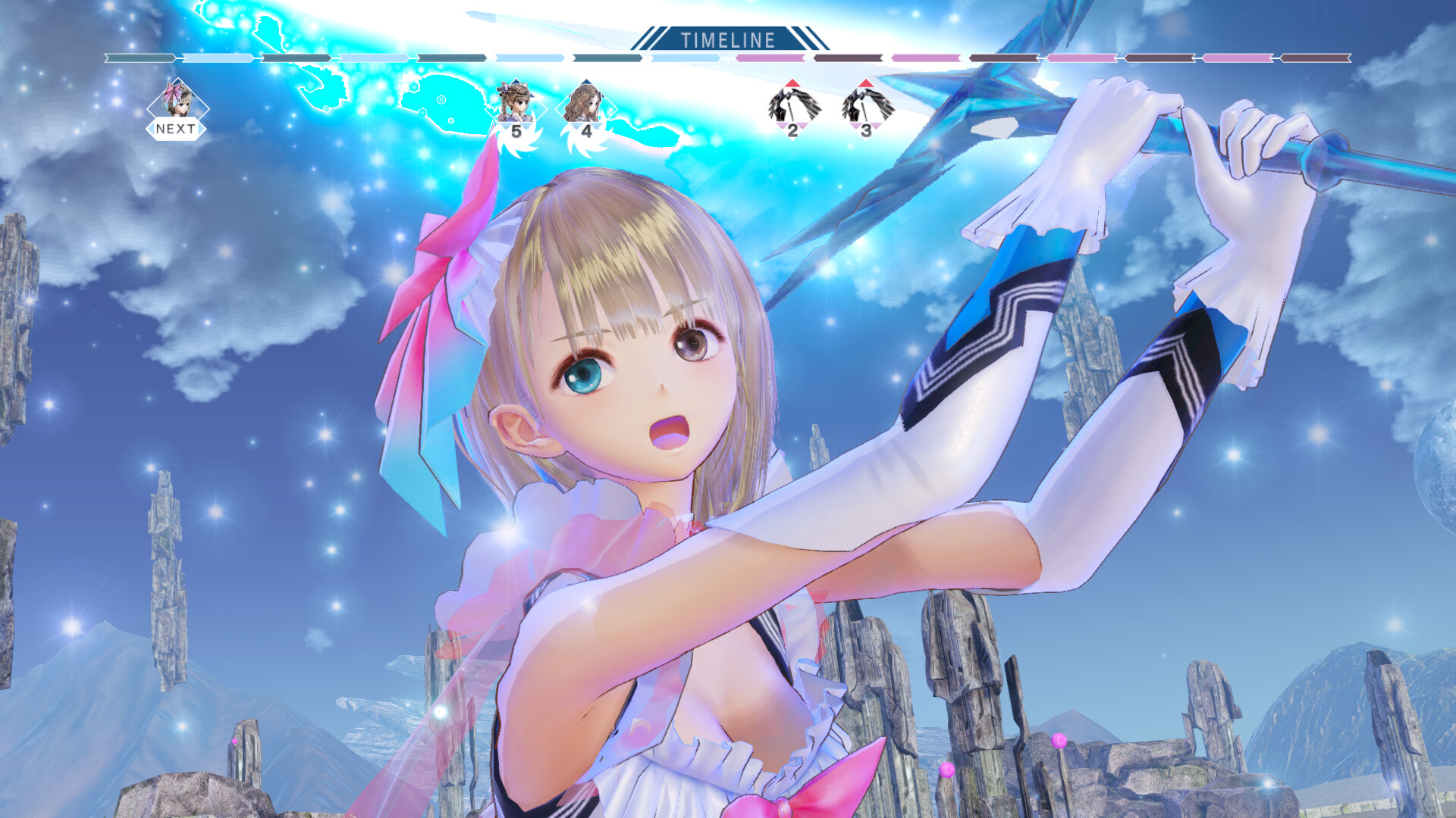 Blue Reflection Quartet gameplay JRPG