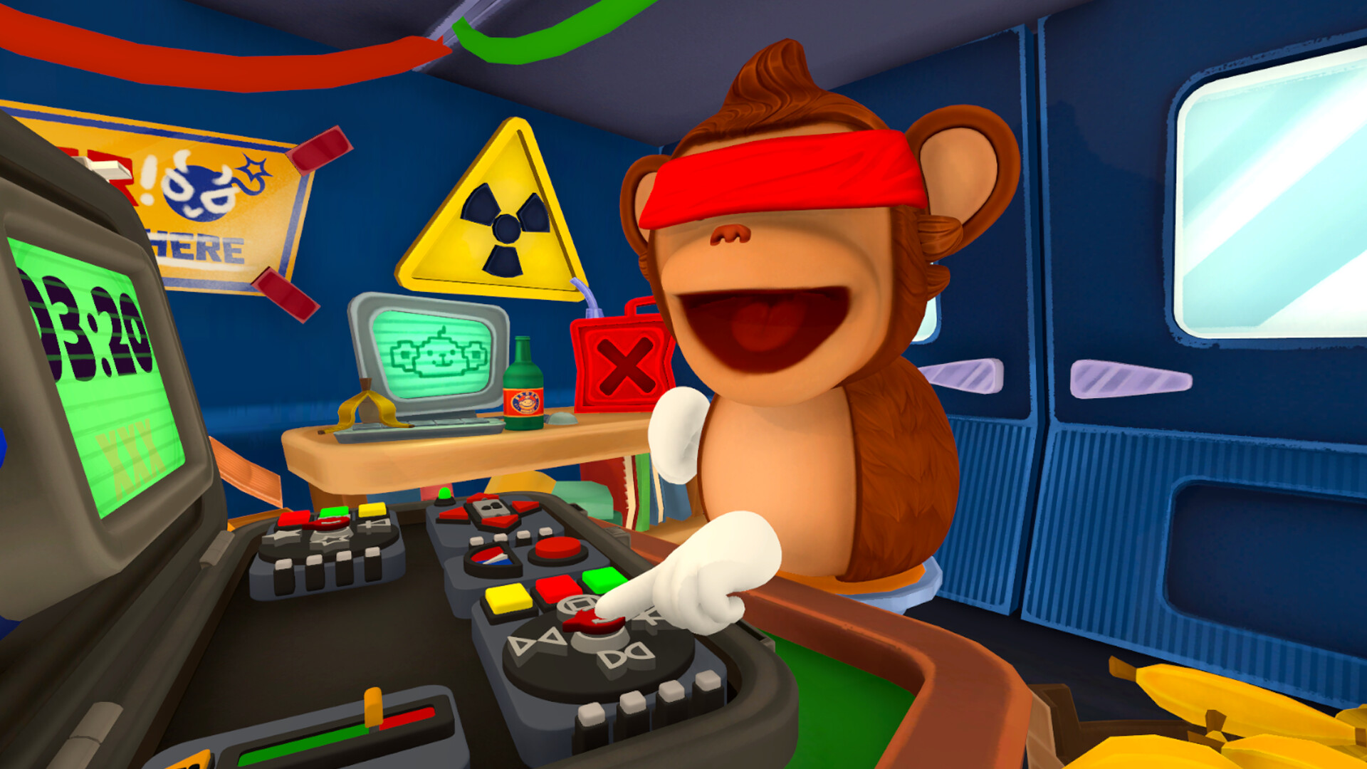 BOMBANANA! ya esta en Steam con 97% positivos: el co-op de tres monos que defusan bombas arraso con 1 millon de wishlists