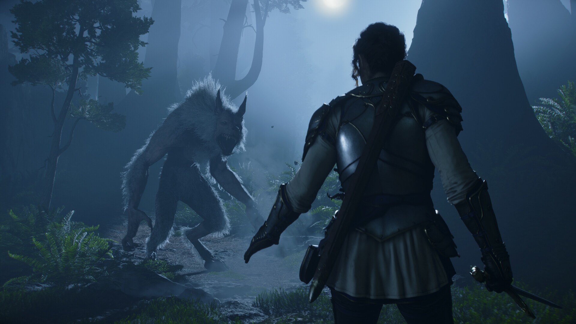 Captura de gameplay de Fable 2027 mostrando el combate magico en Albion