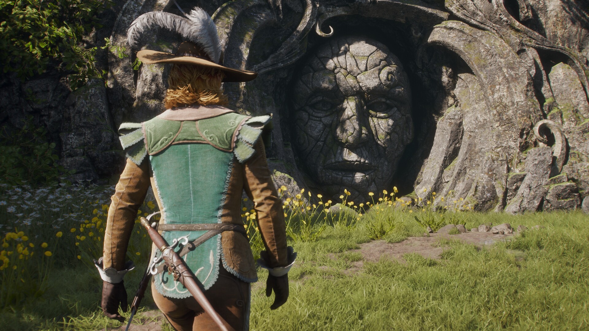 Captura de gameplay de Fable 2027 mostrando el combate magico en Albion