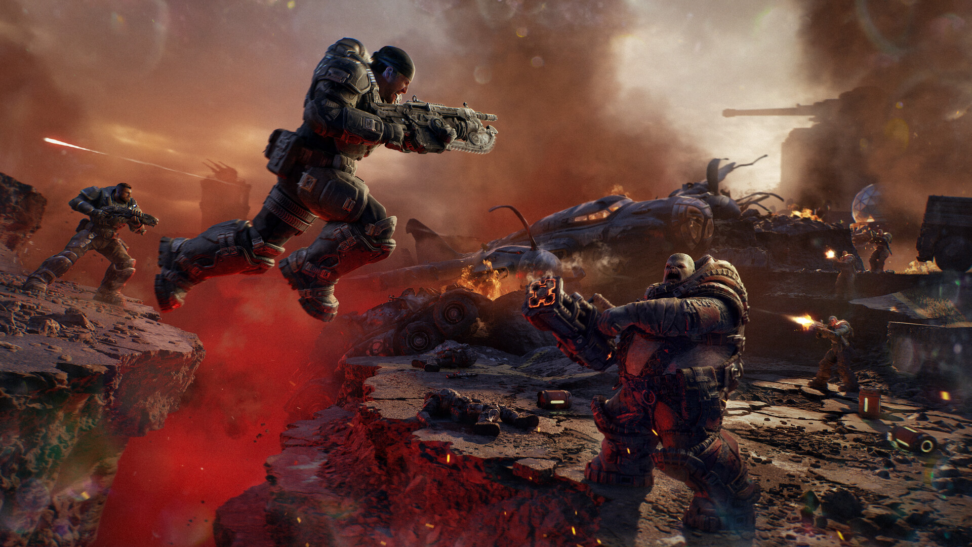 Gears of War: E-Day llega el 6 de octubre: el hands-on de historia revela co-op de cuatro, Unreal 5 y el dia mas oscuro del universo Gears