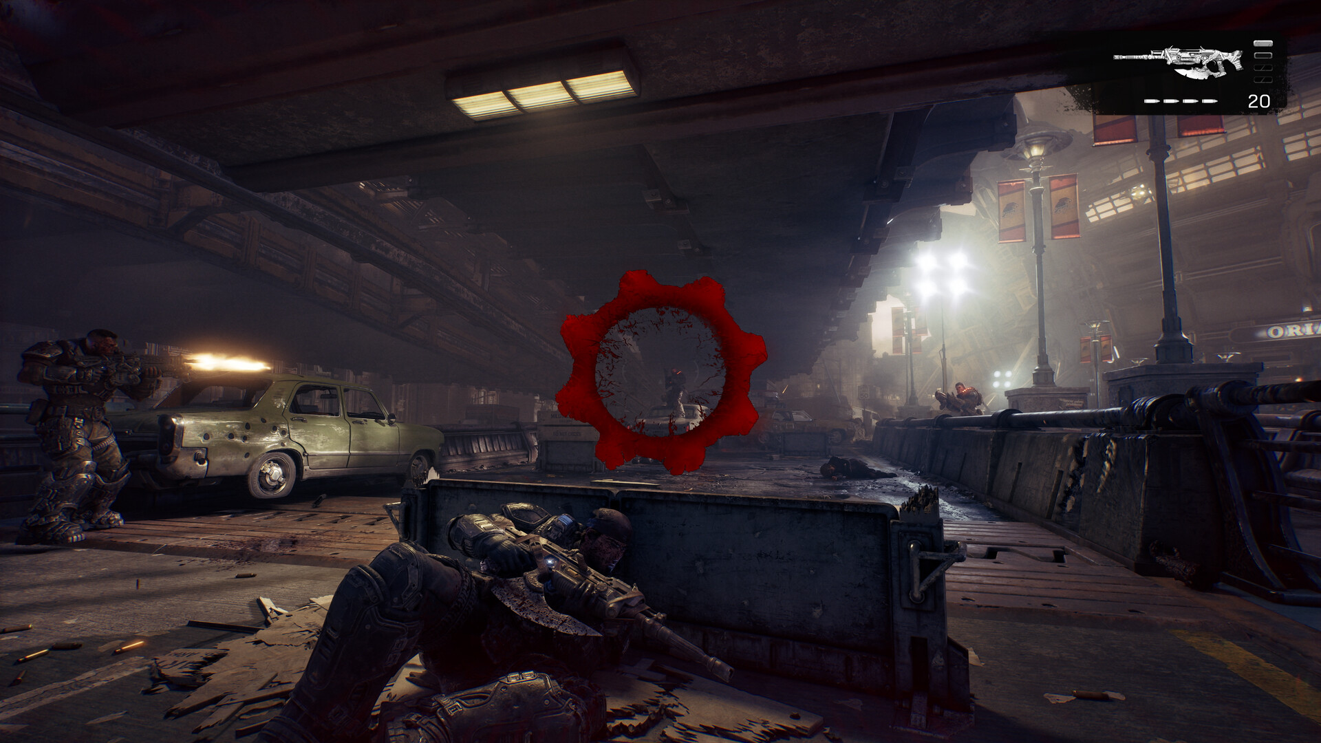 Gears of War E-Day - combate y gameplay