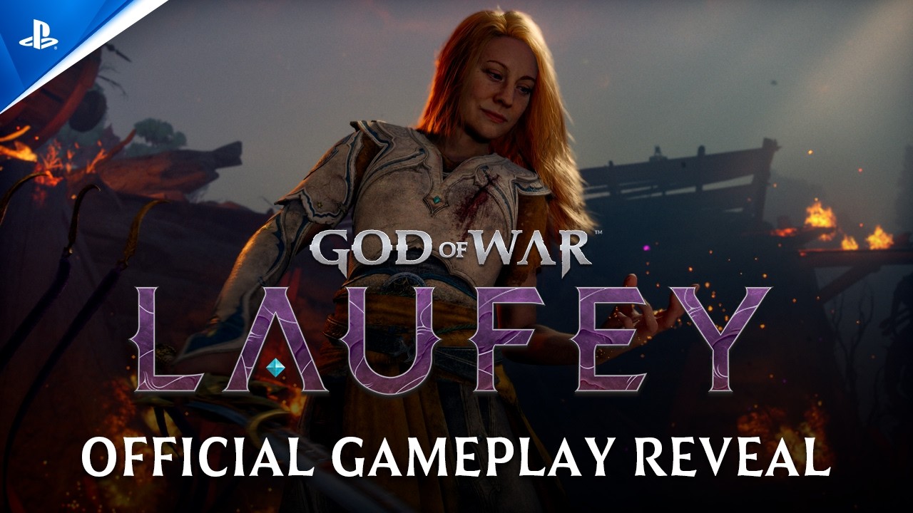 Faye con armadura en God of War: Laufey