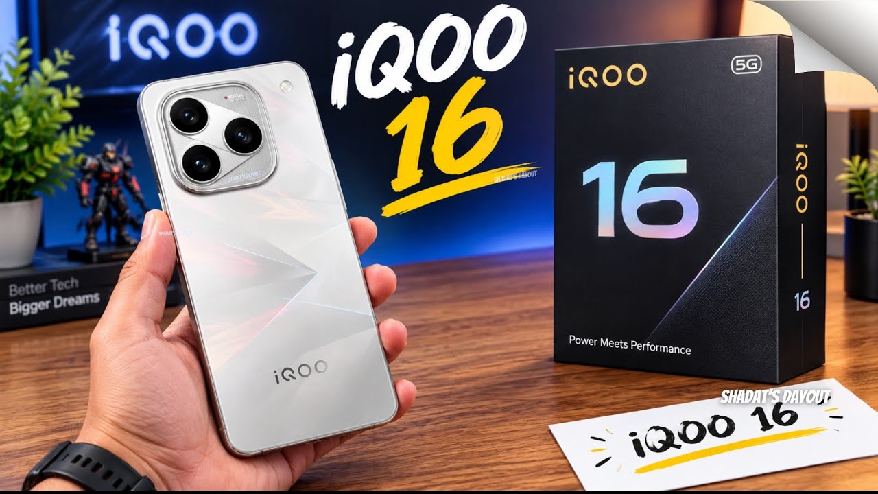 iQOO 16 smartphone gaming pantalla 144Hz