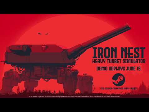 IRON NEST: Heavy Turret Simulator ya está disponible en Steam — el simulador de artillería dieselpunk que fue 2° en el Next Fest
