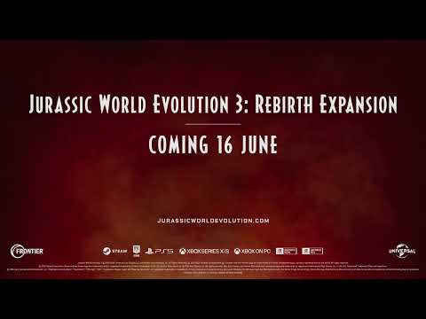 Jurassic World Evolution 3 abre el portón a Rebirth: cuatro bichos nuevos desde el 16 de junio