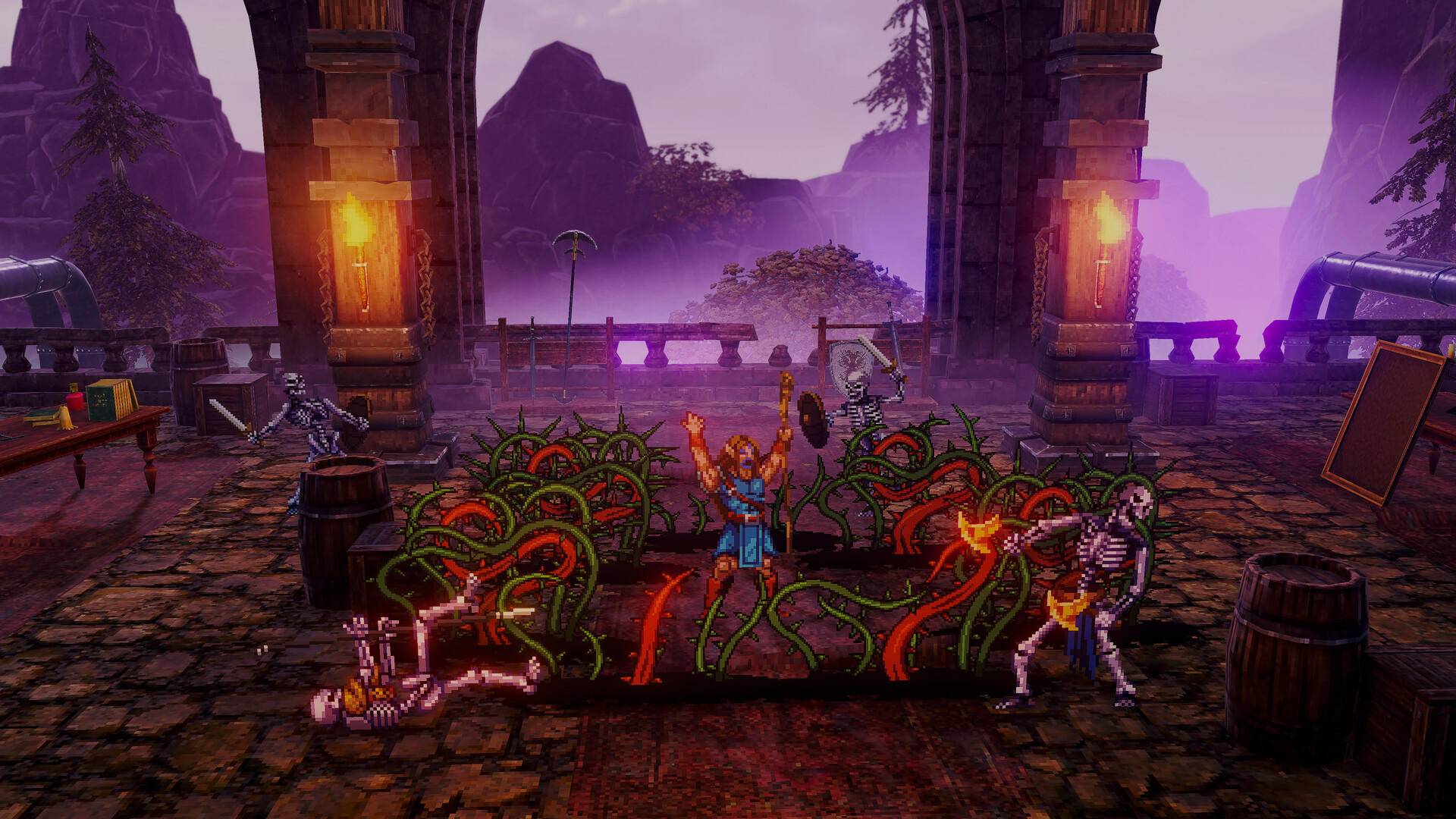 Mad King Redemption llega el 23 de septiembre al Xbox Game Pass: el beat em up roguelite estilo Golden Axe que ya tiene 84% positivos en Steam