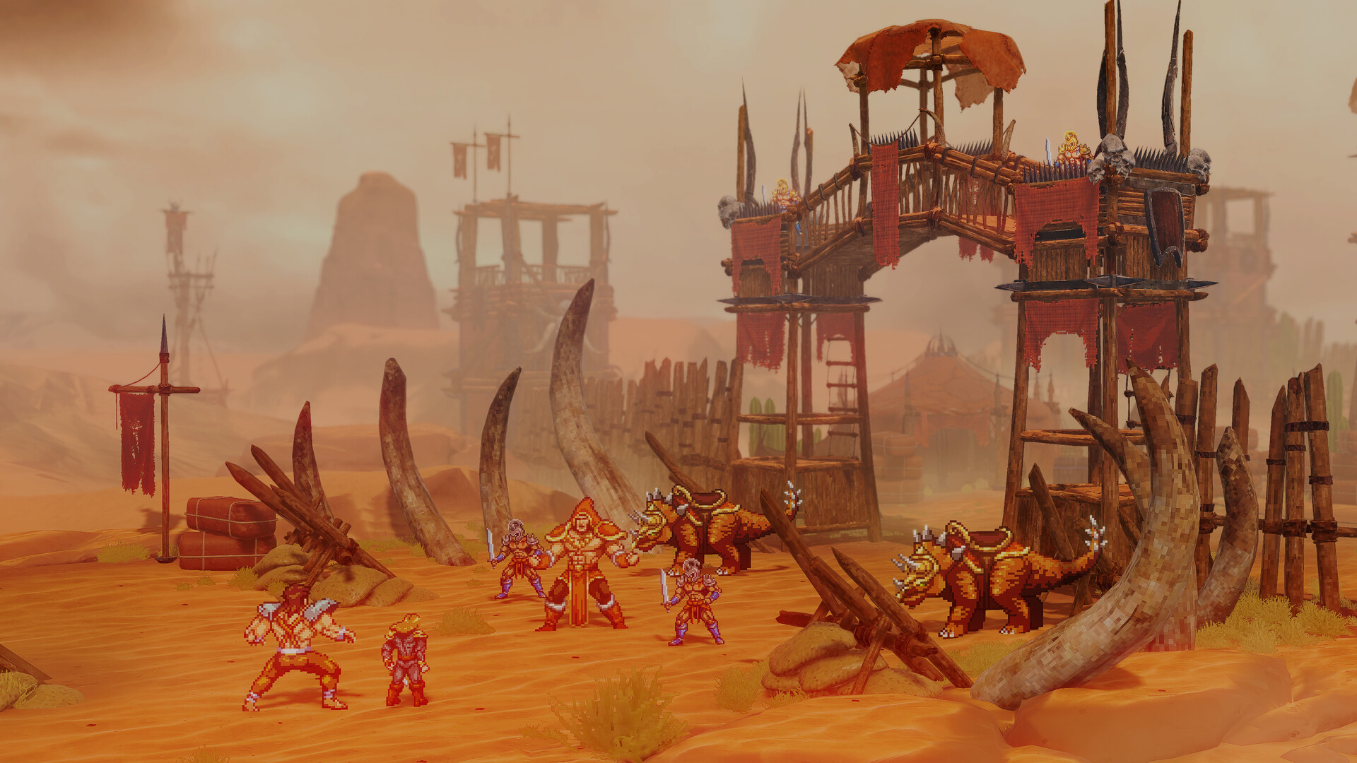 Mad King Redemption llega el 23 de septiembre al Xbox Game Pass: el beat em up roguelite estilo Golden Axe que ya tiene 84% positivos en Steam