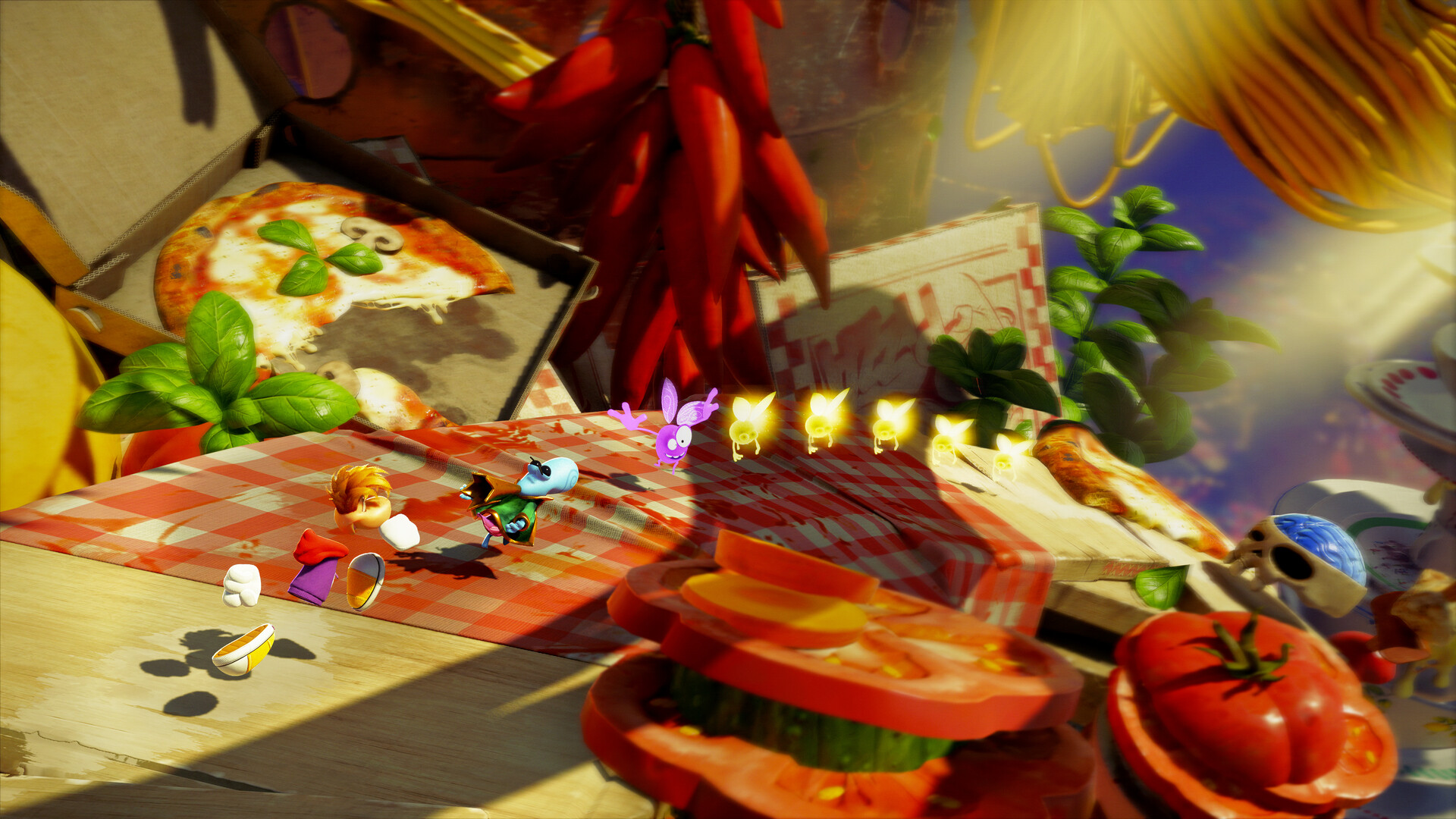 Nivel en 3D de Rayman Legends Retold