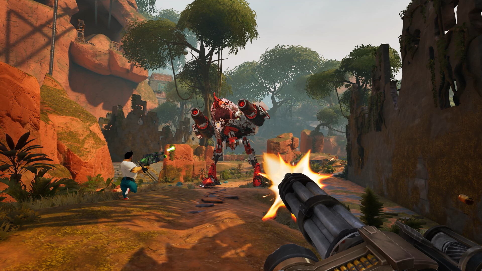 Serious Sam: Shatterverse sale el 31 de agosto en PS5, Xbox y PC: co-op roguelite para 5 Sams de distintas dimensiones