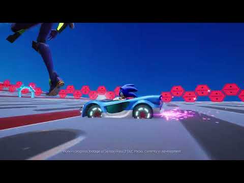 Sonic Racing: CrossWorlds se garpa un Año 2 con DLC de Godzilla Y Evangelion