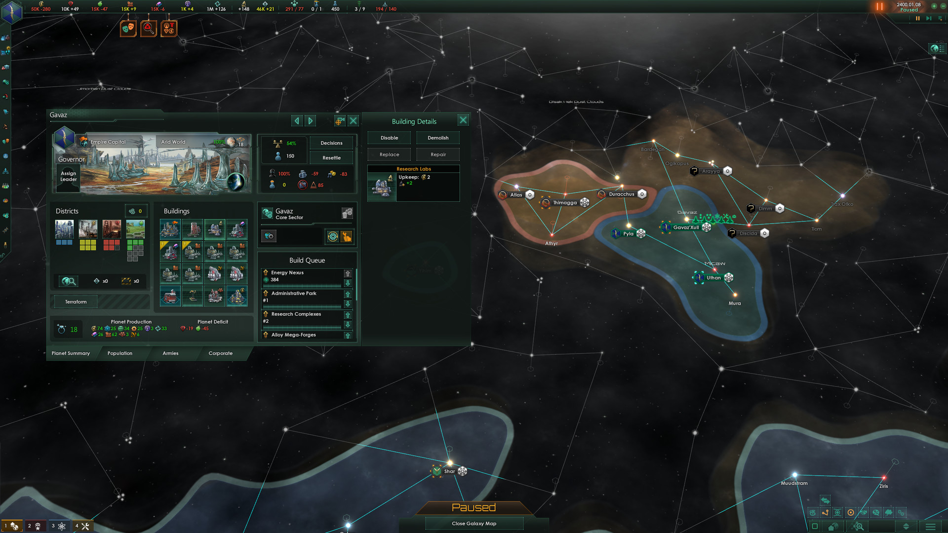 Stellaris Nomads gameplay