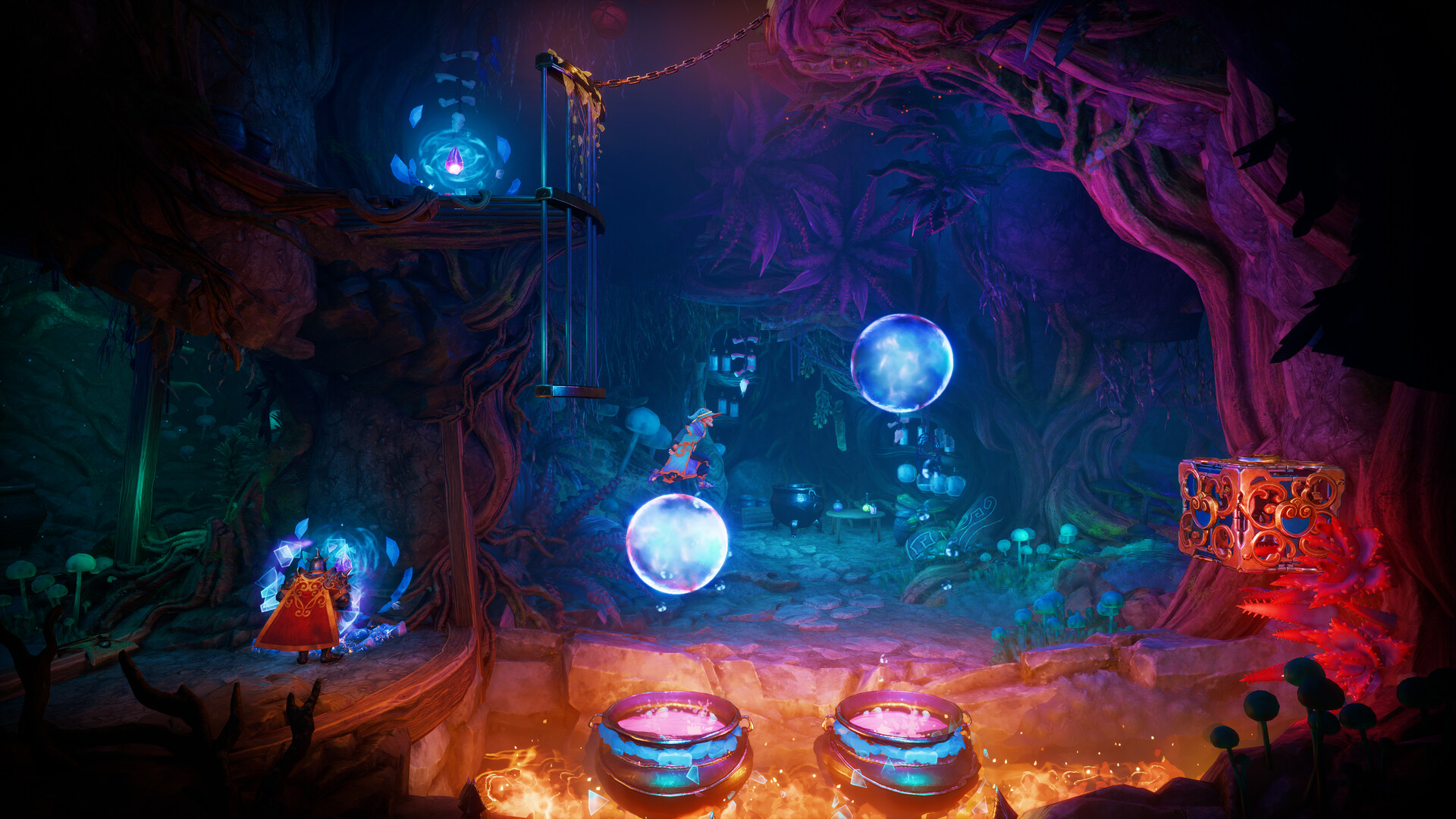 Trine 6 Together in Time llega el 17 de septiembre a Steam y Switch 2: co-op para cuatro con nuevos heroes y puzzles sin restricciones