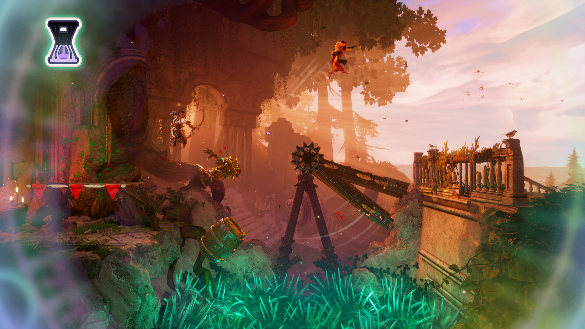 Trine 6 Together in Time llega el 17 de septiembre a Steam y Switch 2: co-op para cuatro con nuevos heroes y puzzles sin restricciones