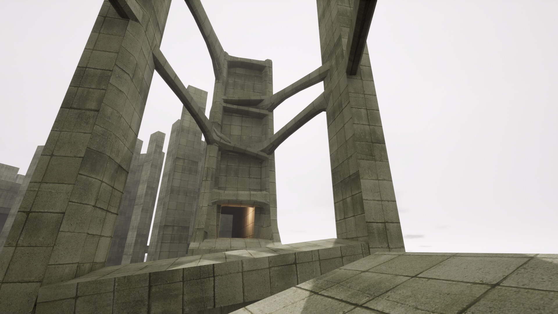 VHOLUME llego hoy a Steam: el parkour brutalista en primera persona donde escapas de la burocracia a saltos