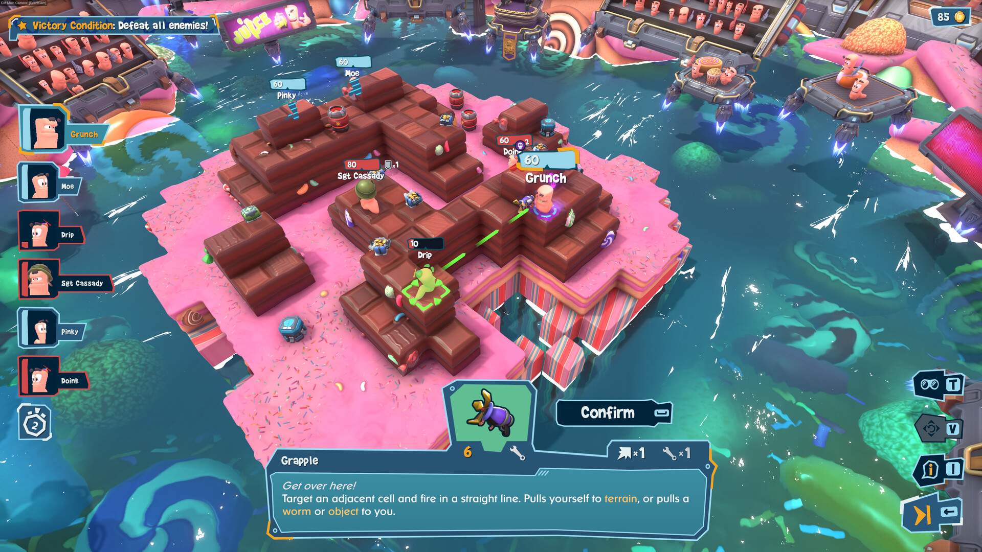 Worms: Galactic Tactics fue revelado en Gamescom 2026: estrategia por turnos en el espacio con giro roguelike