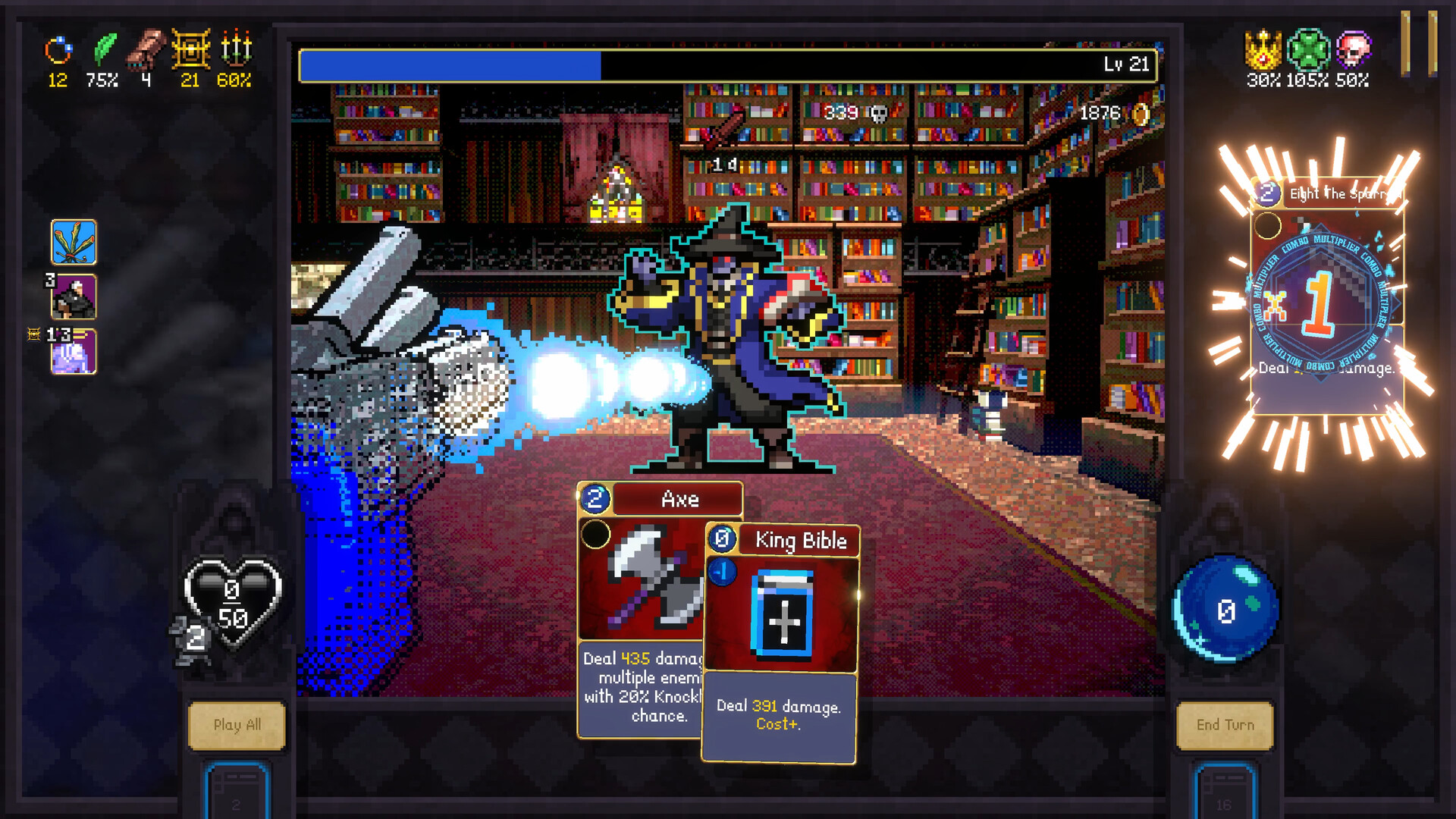 Review: Vampire Crawlers -- el spin-off de poncle que convirtio el caos bullet-hell en arte del mazo